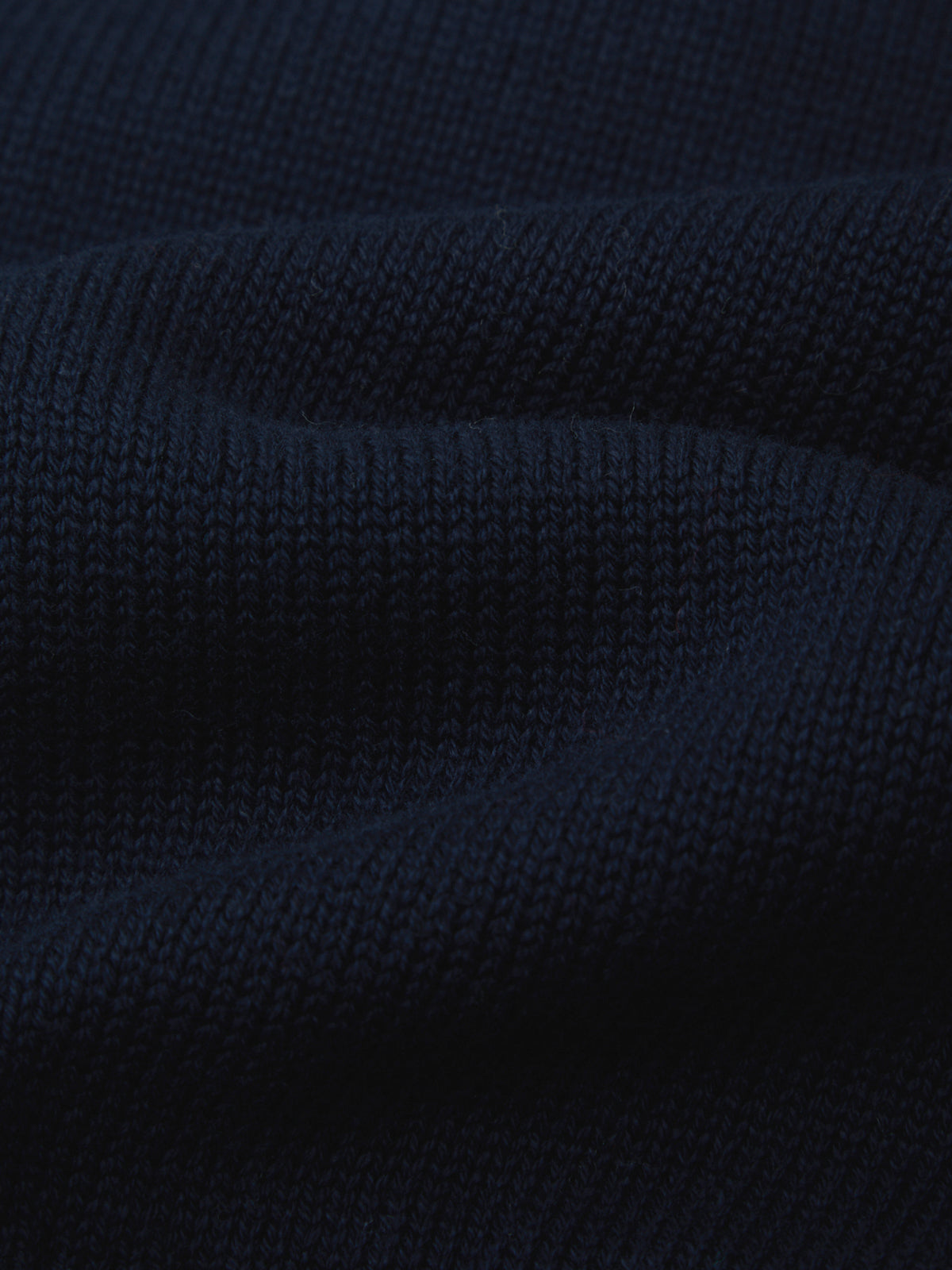 Close-up of dark blue fabric texture