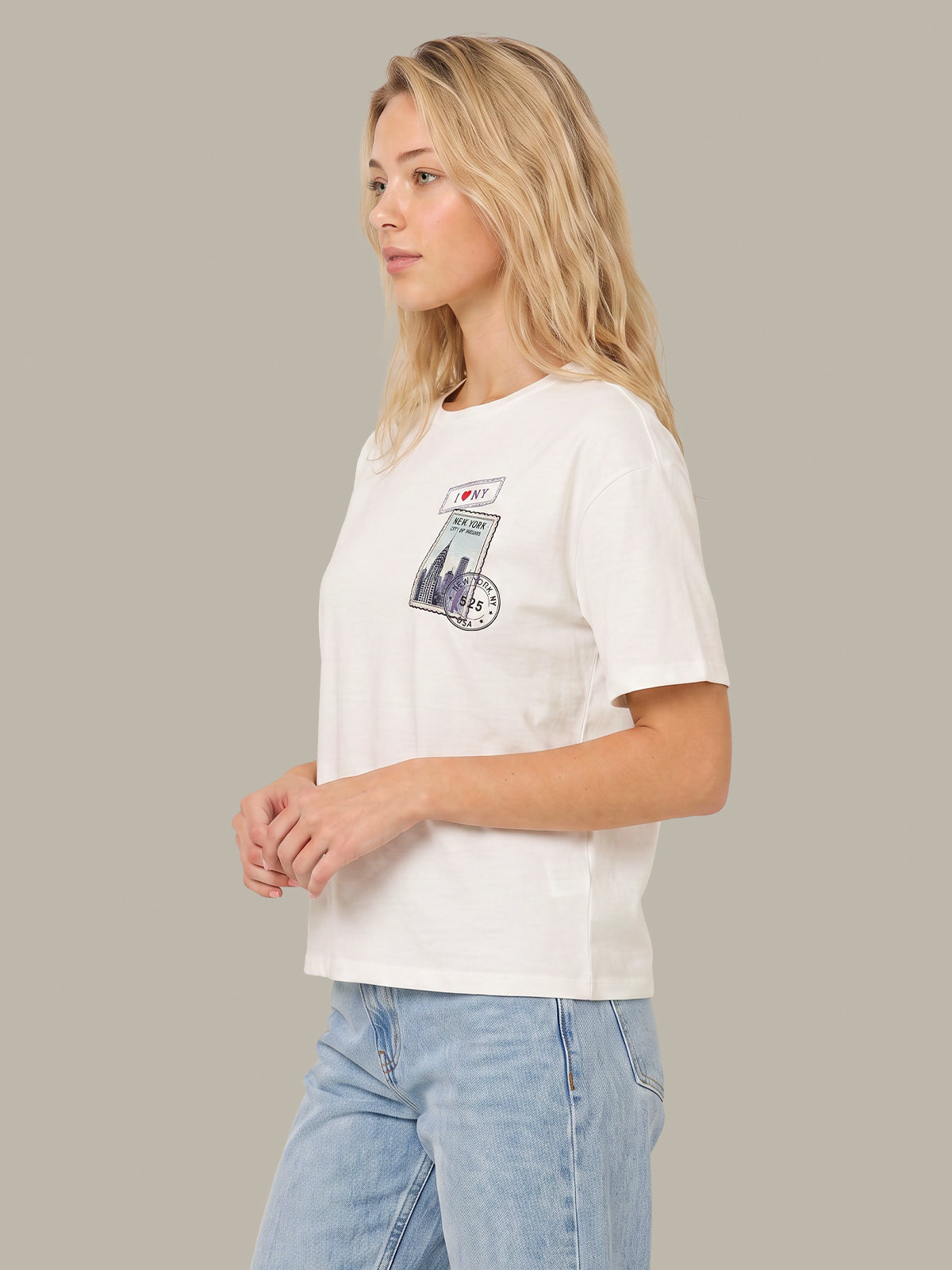 Cotton New York City Graphic T-Shirt
