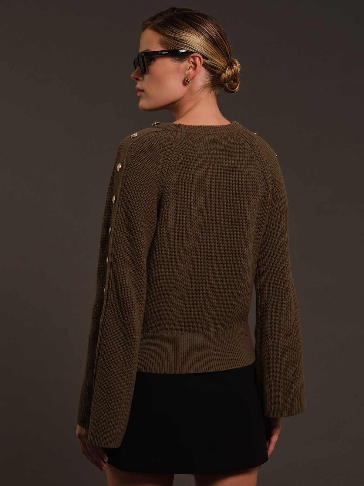 525 X DL10C: Greene Button-Sleeve Cotton Pullover
