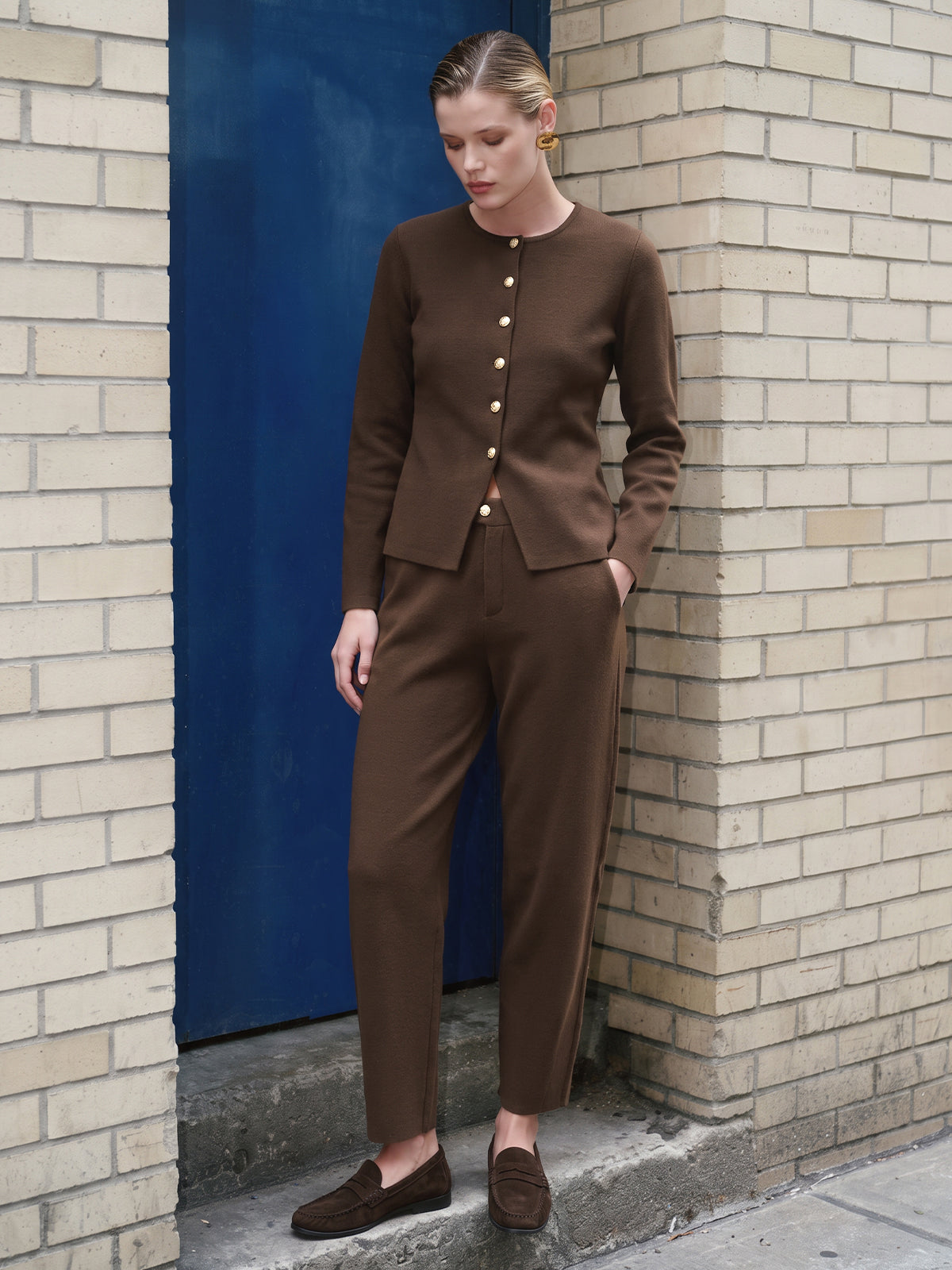 525 X DL10C: Sullivan Wool Barrel Pant