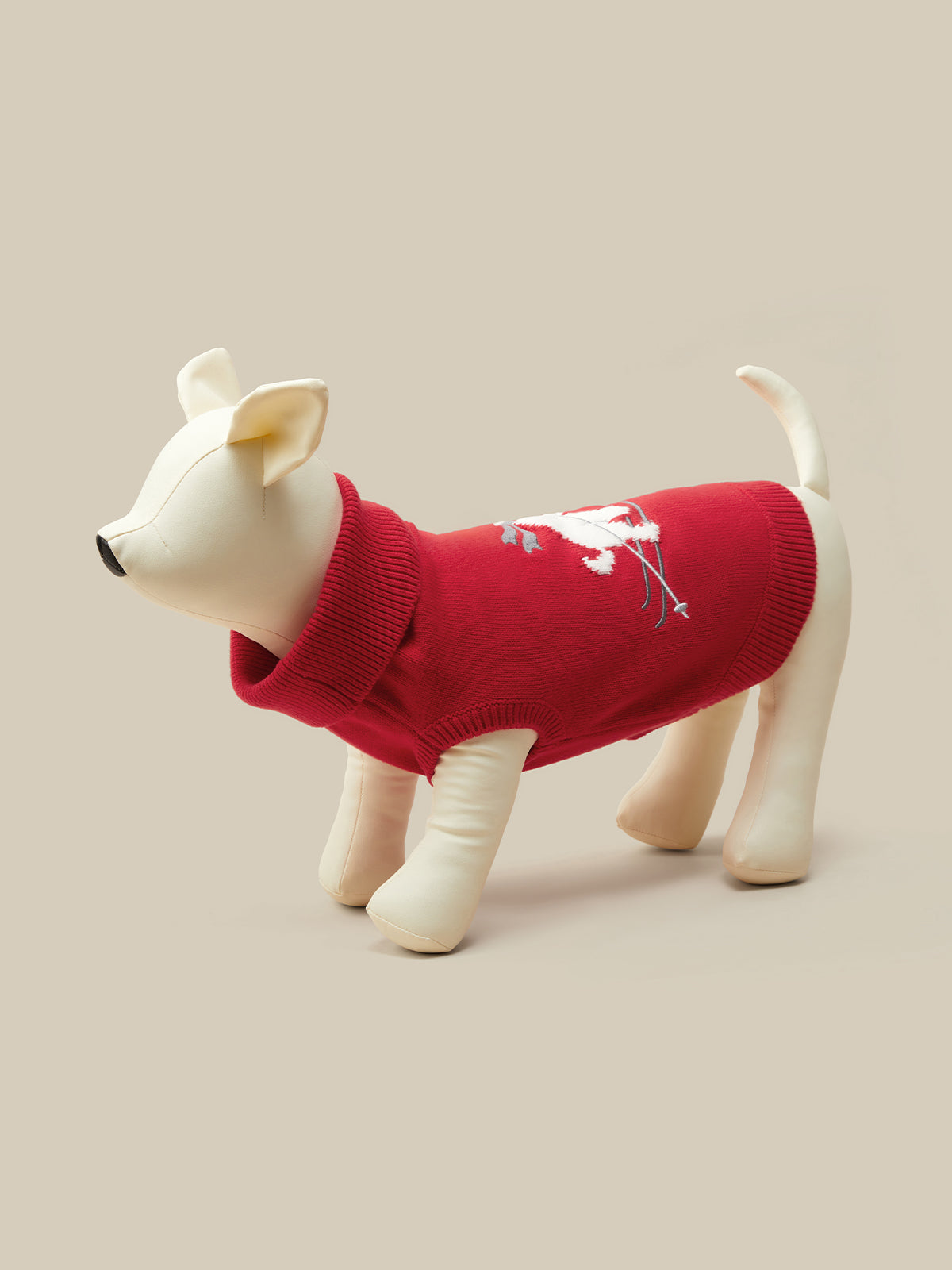 Cashmere Blend Ski Dog Sweater