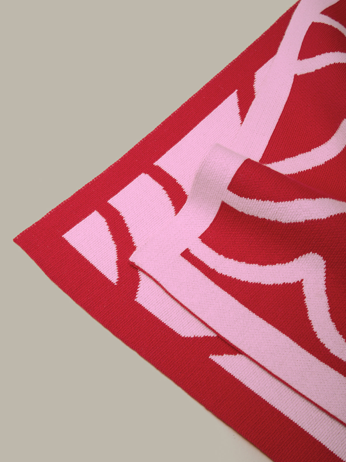 Cotton Heart Throw Blanket