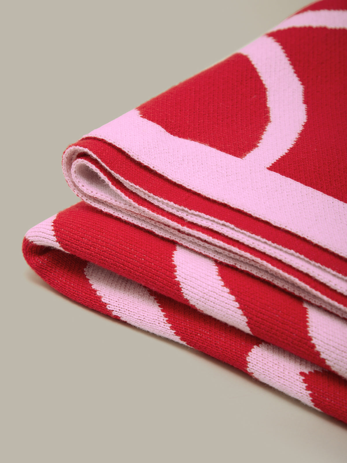 Cotton Heart Throw Blanket