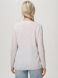 Cashmere Emma: High Low Crew Neck Sweater