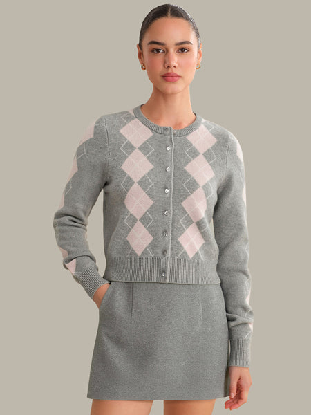 525 America Windsor: Argyle Cardigan