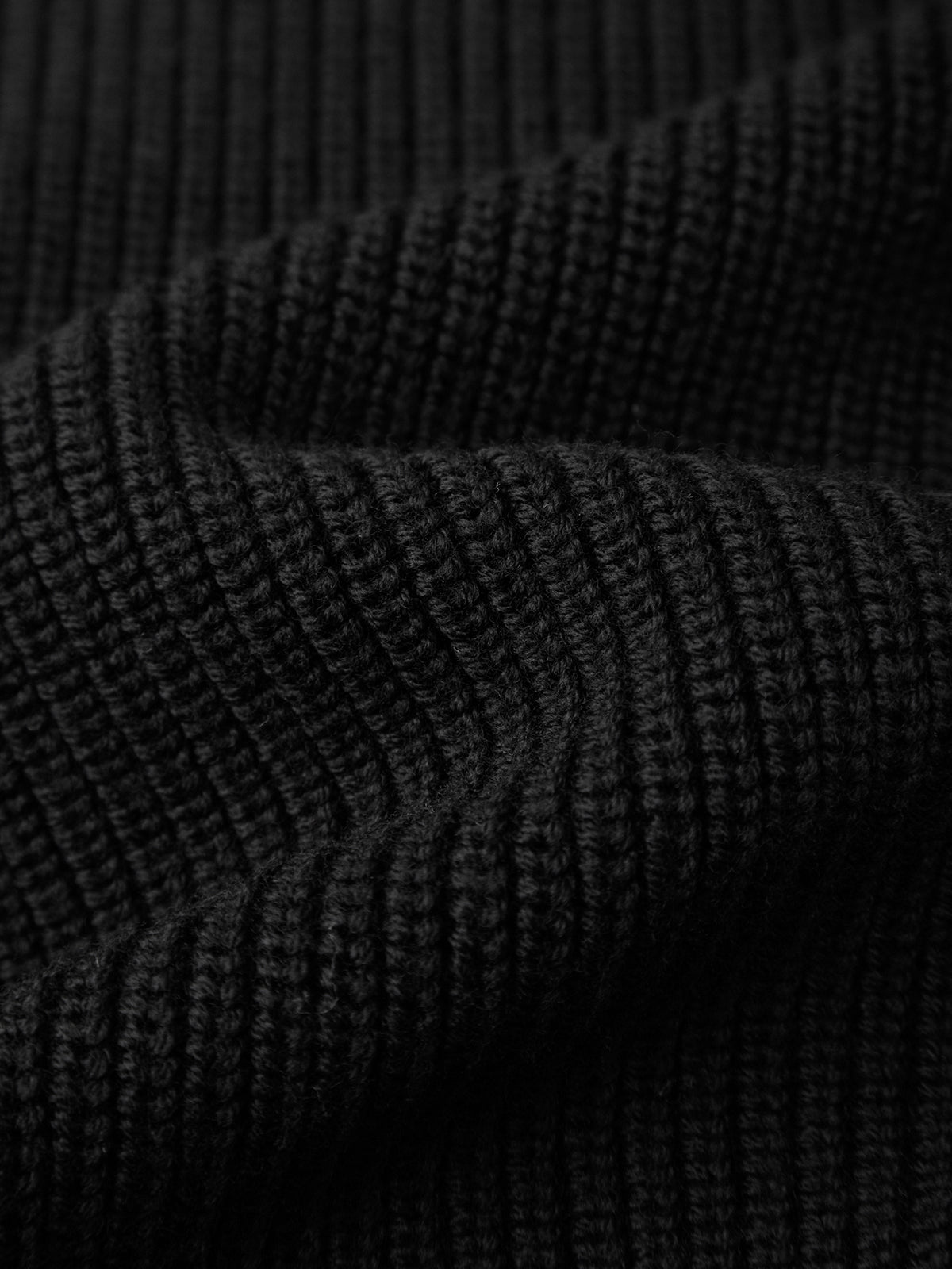 Close-up of black textured fabric
