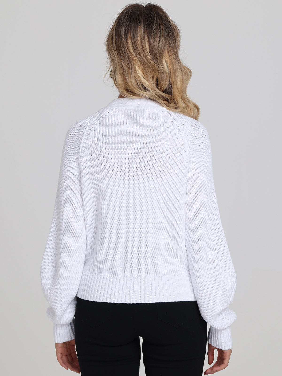 Rumi: Shaker Stitch Cotton Cardigan