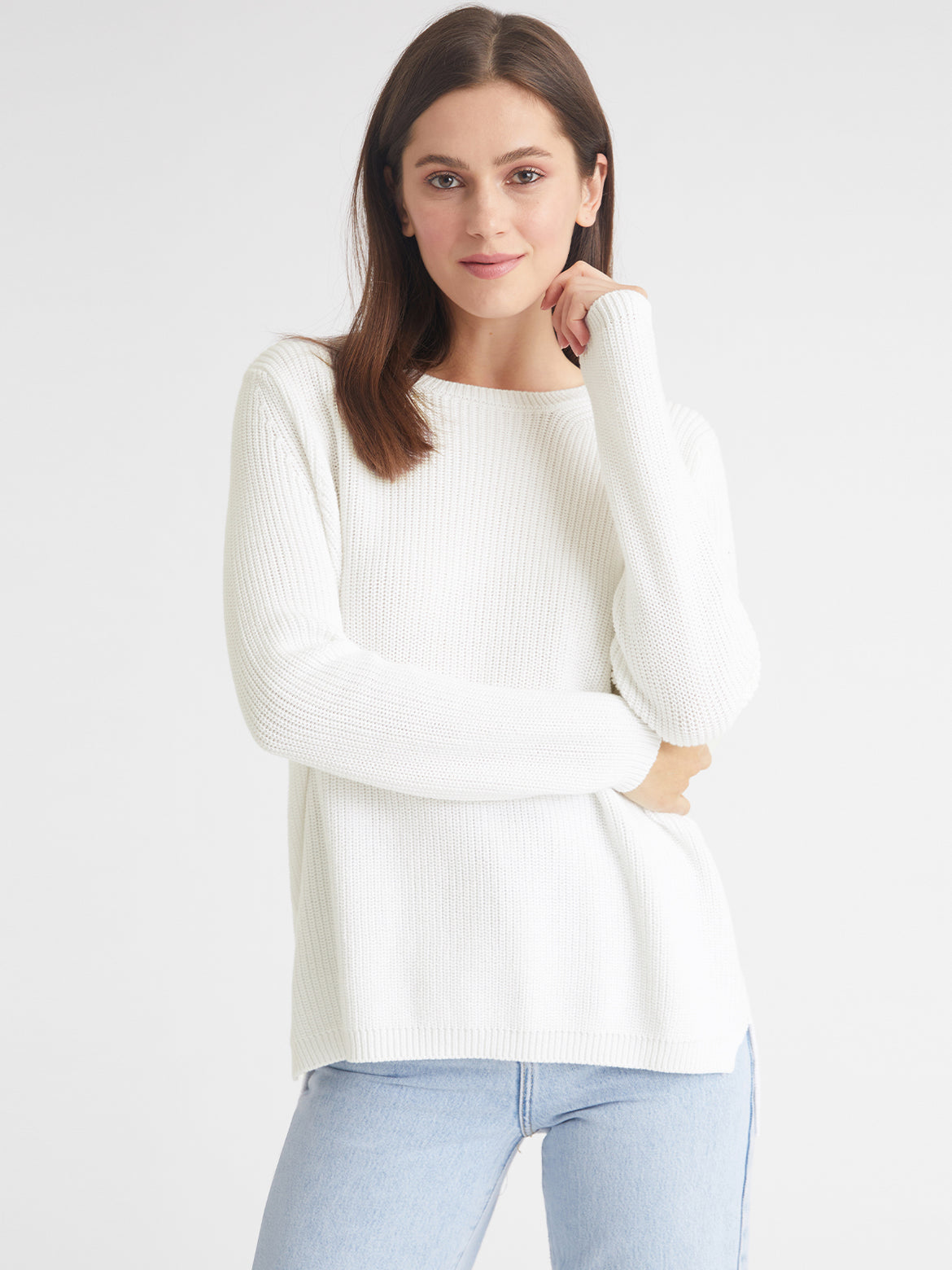 525 America - Fass Boucle Puff Sleeve Pullover Sweater