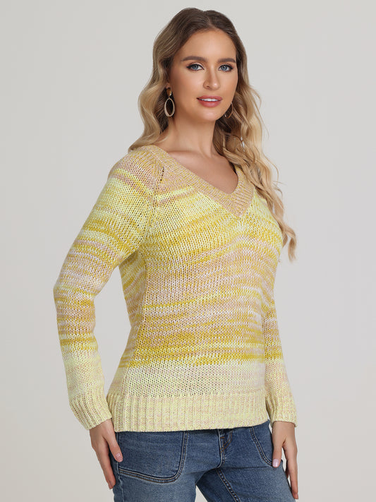 Janice: Ombre Reversible Cardigan Pullover