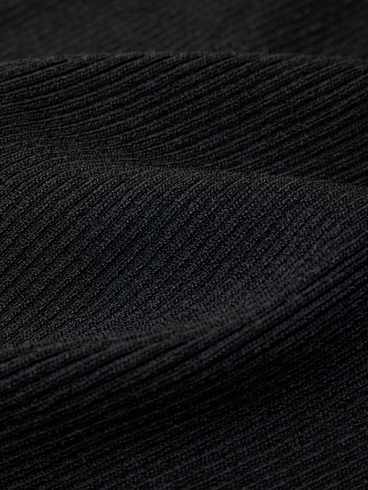 Close-up of black textured fabric