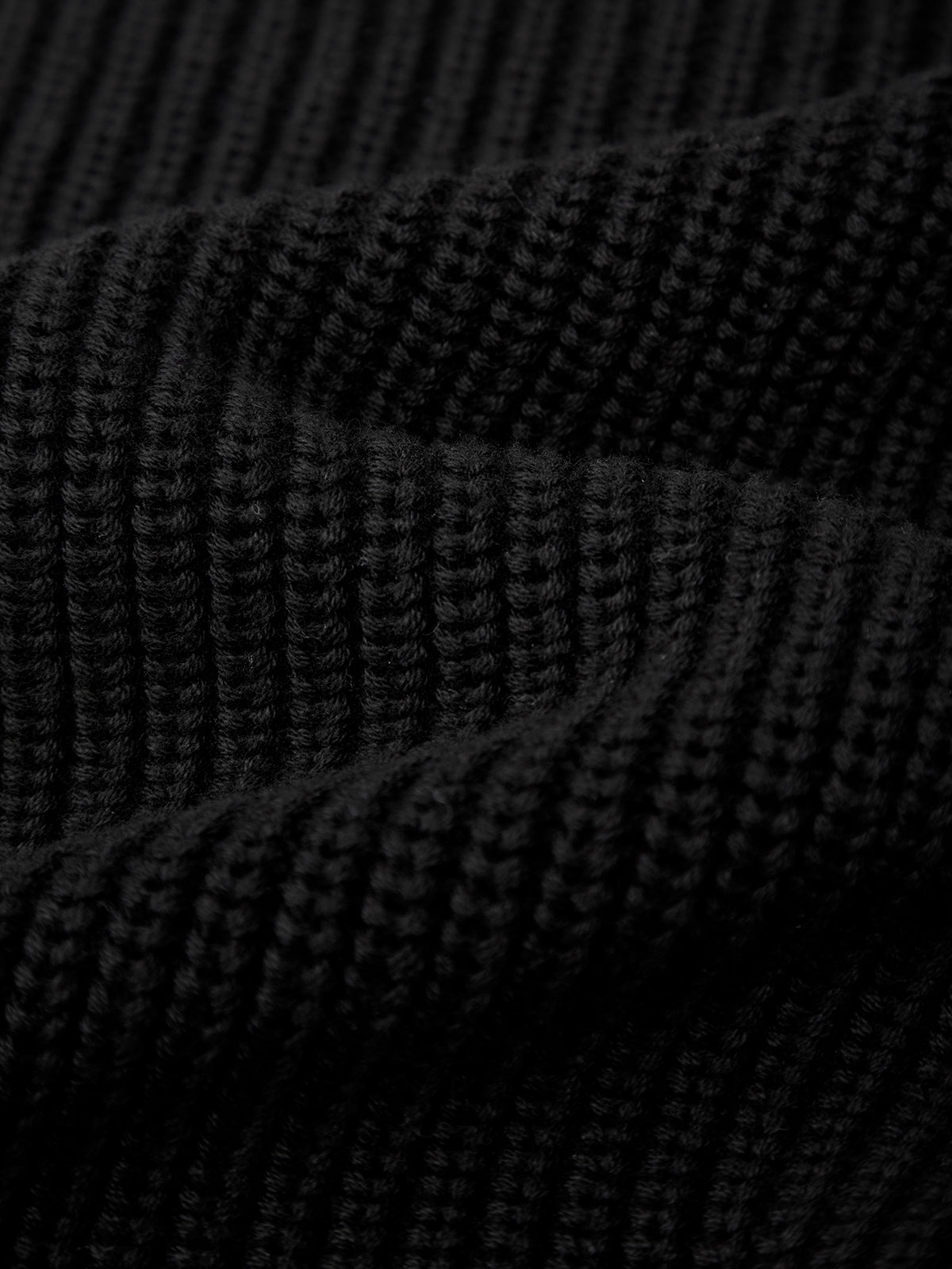 Close-up of black textured fabric