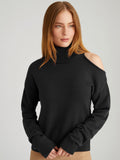 Veronica: Cutout Turtleneck Sweater