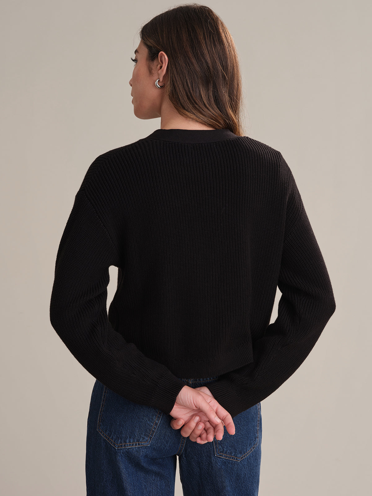 Charlie: Crop Cotton Cardigan