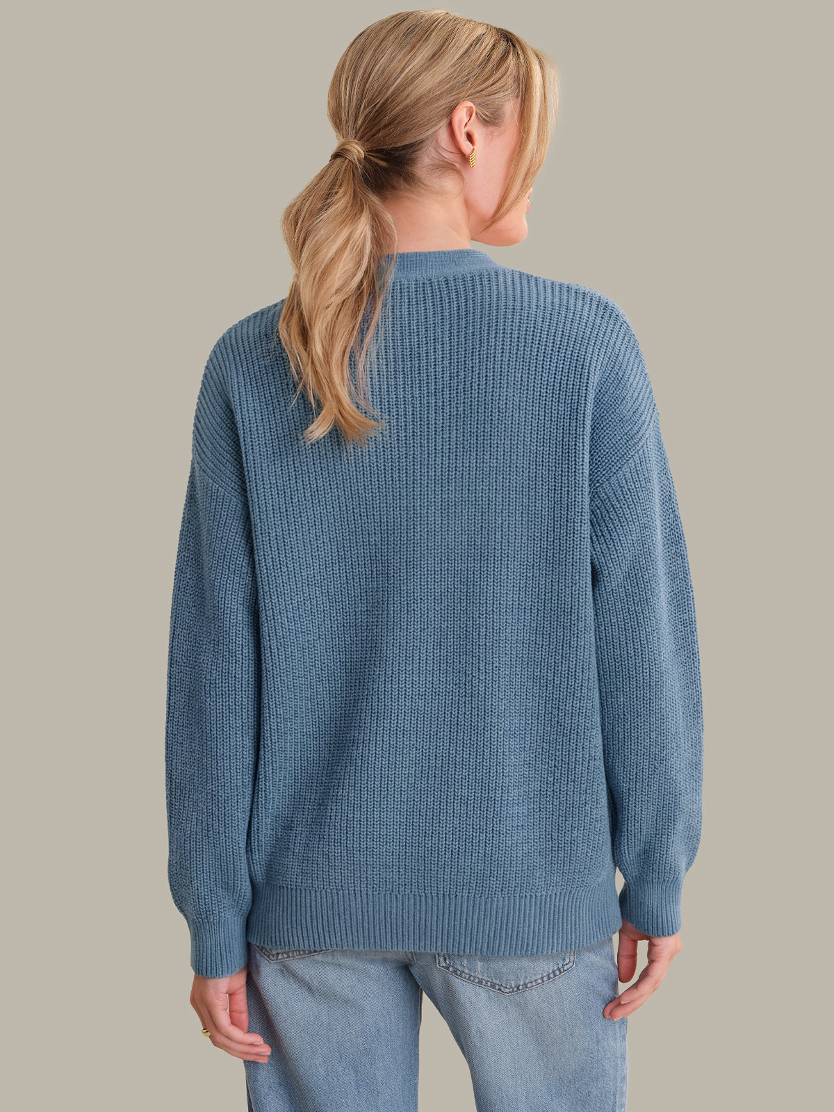 Emilia: Cotton Cocoon Cardigan