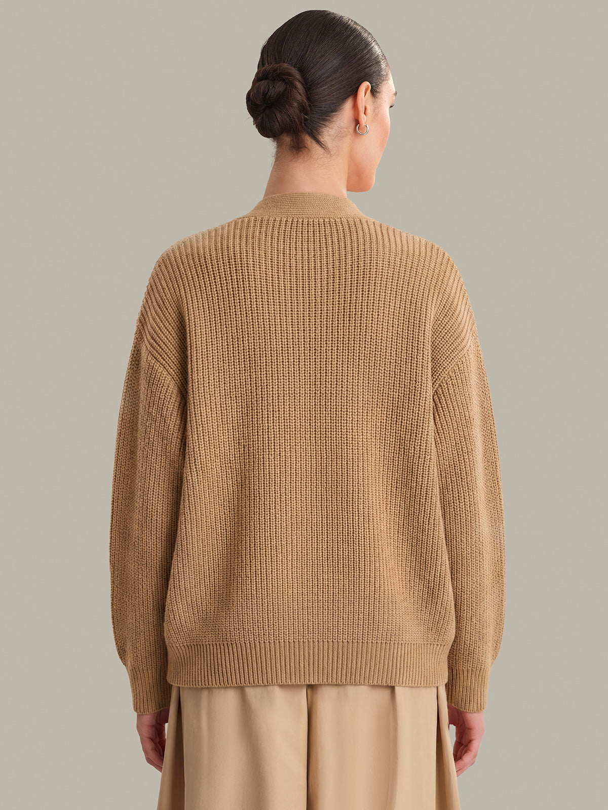 Emilia: Cotton Cocoon Cardigan