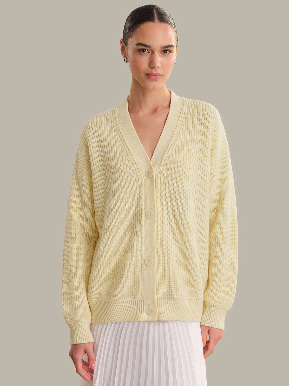 Emilia: Cotton Cocoon Cardigan