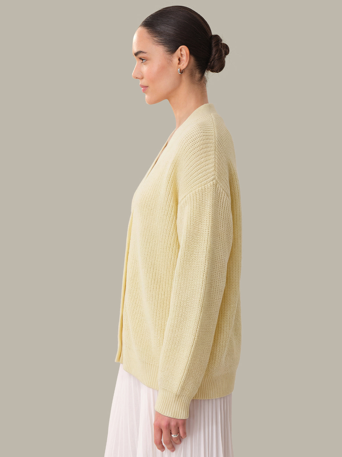 Emilia: Cotton Cocoon Cardigan