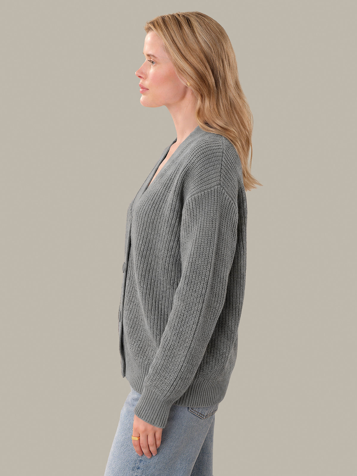 Emilia: Cotton Cocoon Cardigan