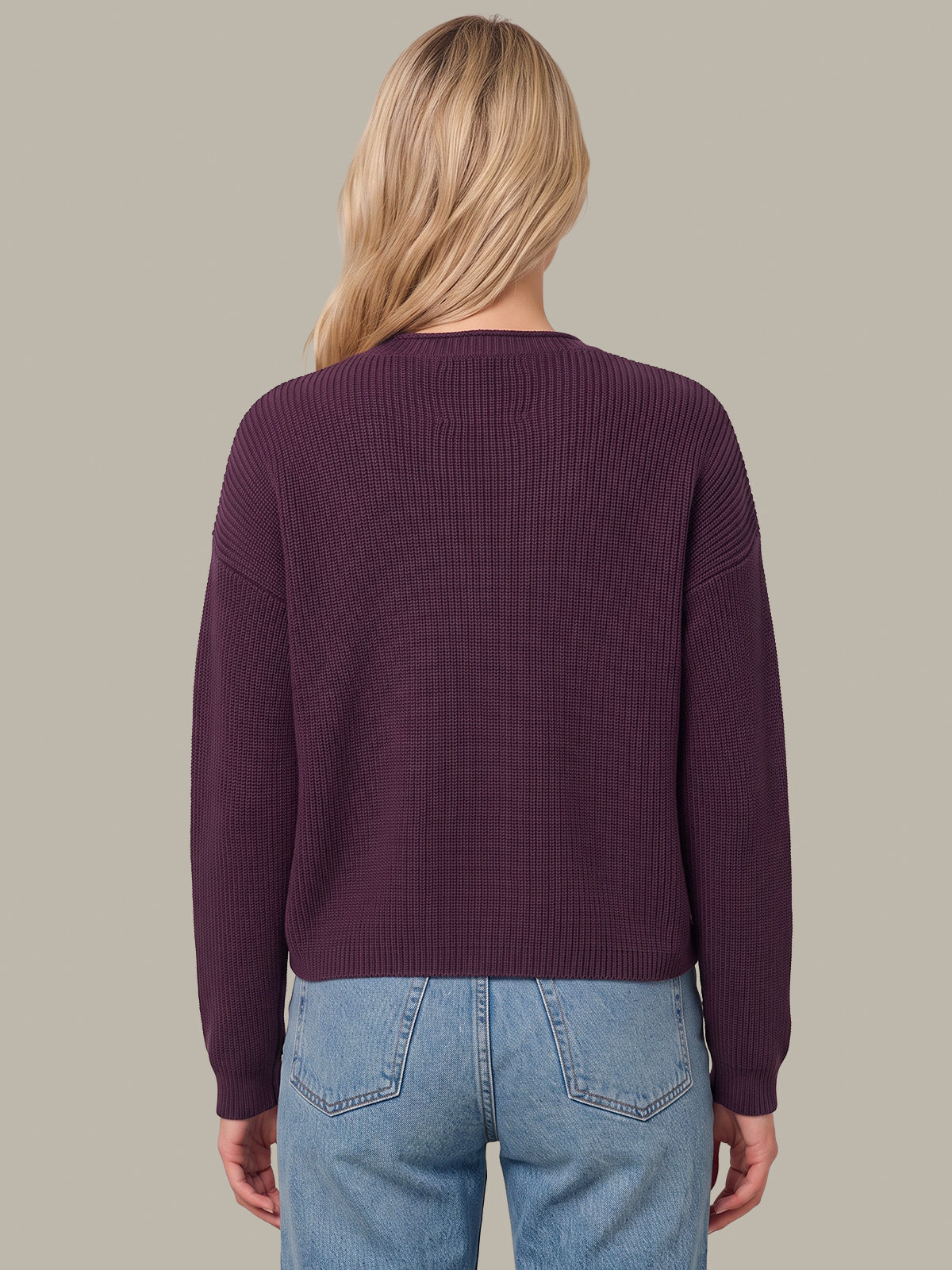 Daphne: Cropped Cotton Pullover