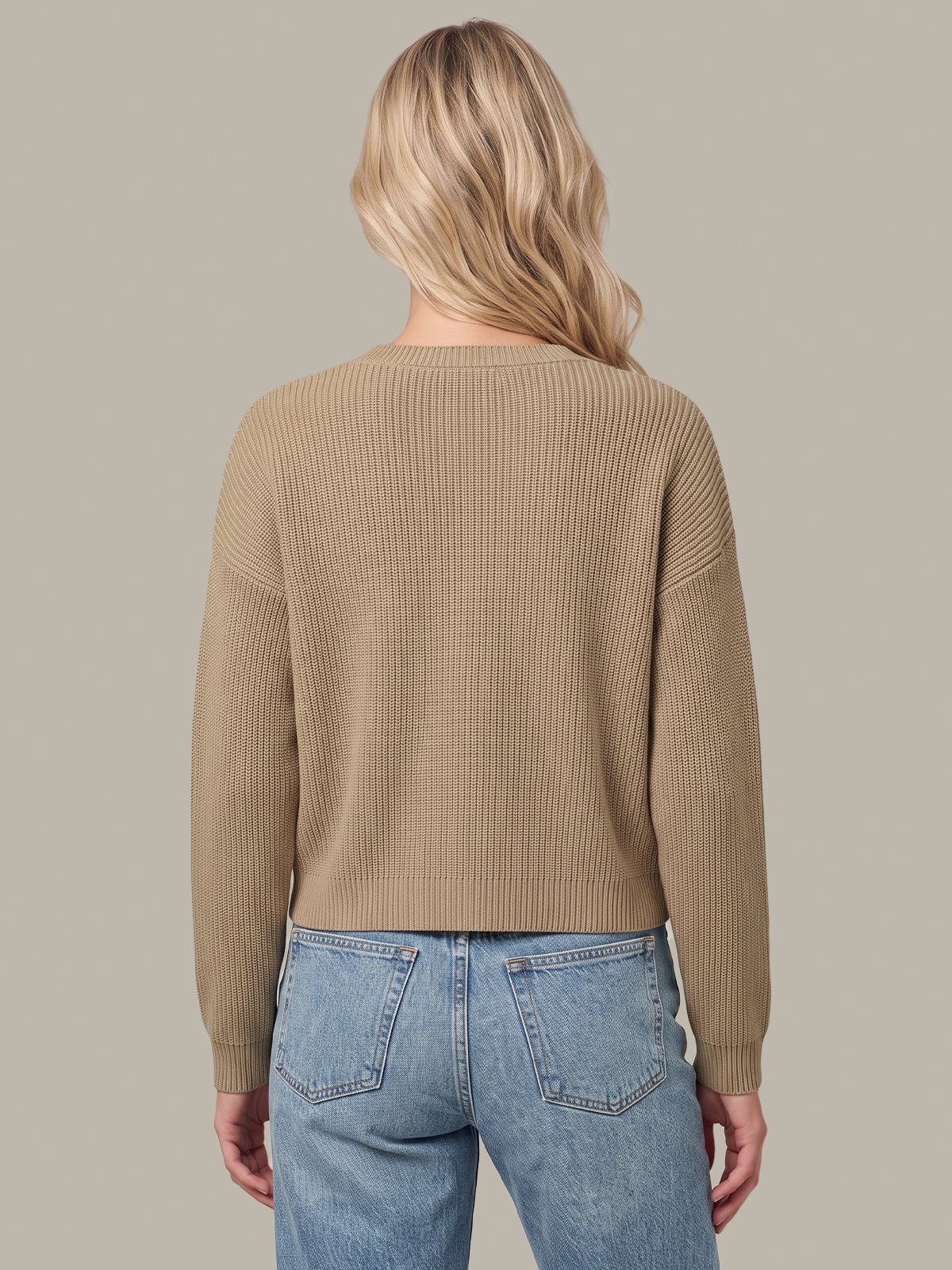 Daphne: Cropped Cotton Pullover