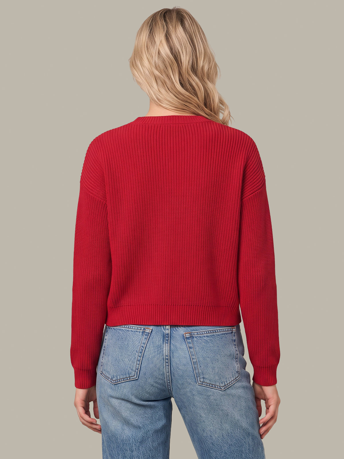 Daphne: Cropped Cotton Pullover