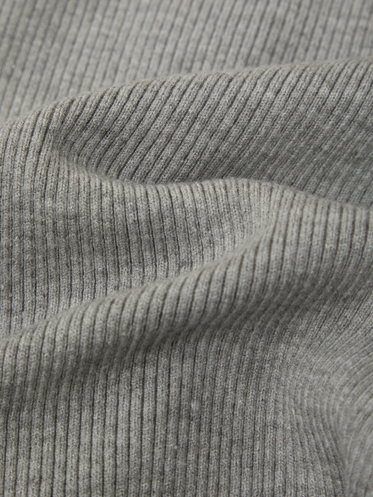 Close-up of ribbed fabric texture in gray color