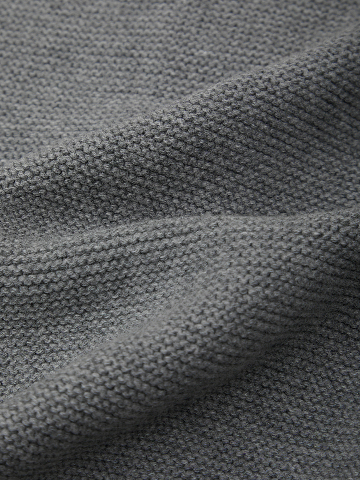 Close-up of gray textured fabric