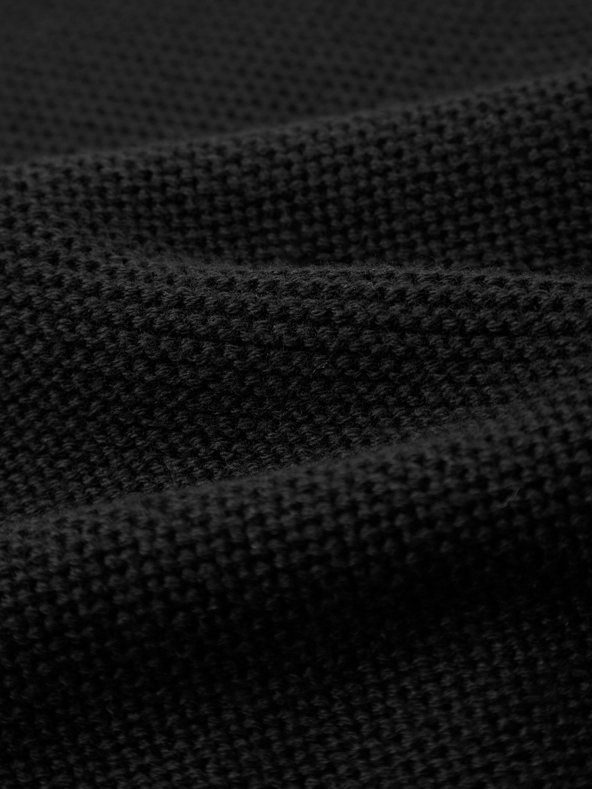 Close-up of black textured fabric