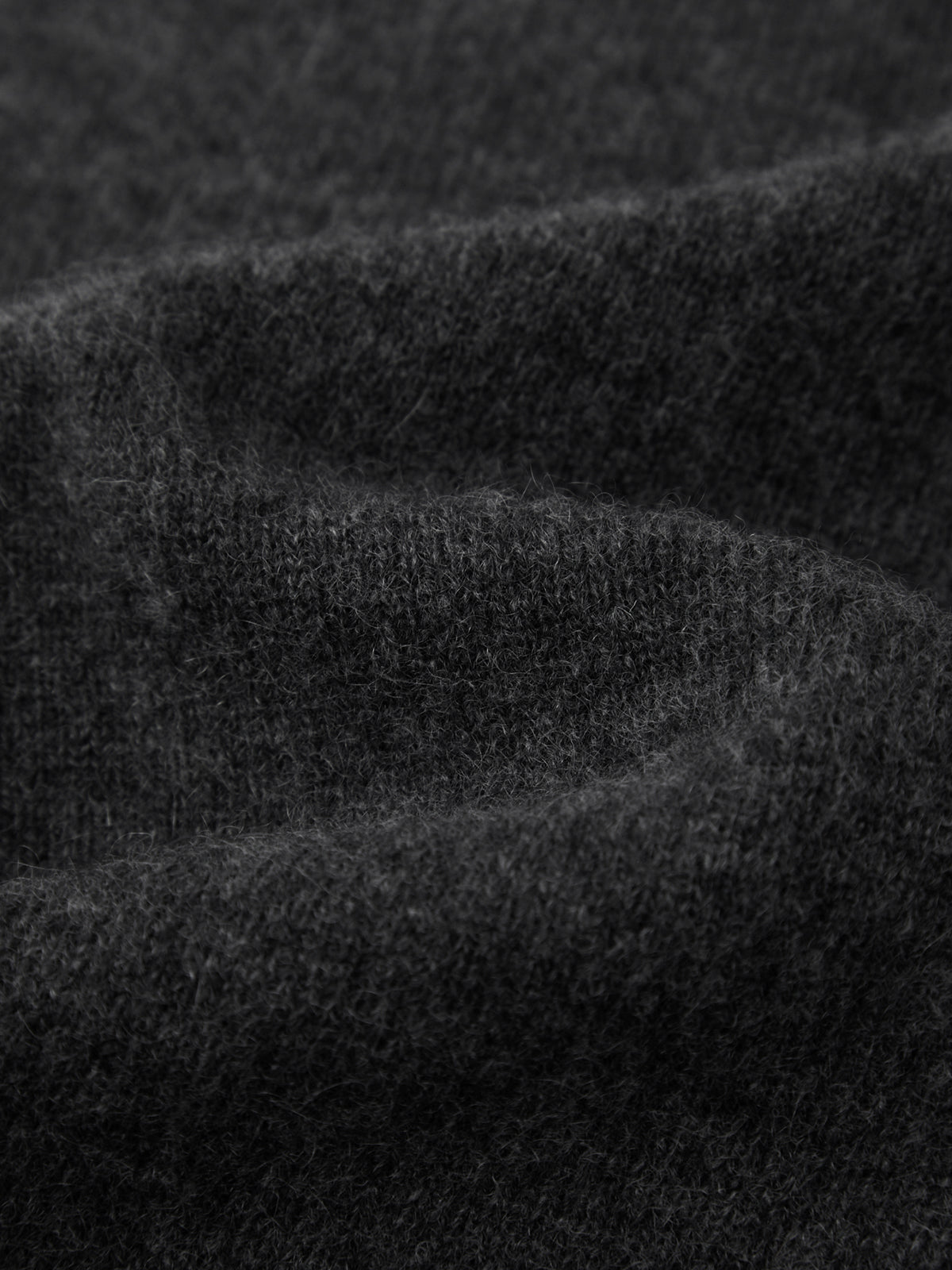 Close-up of dark gray fabric texture