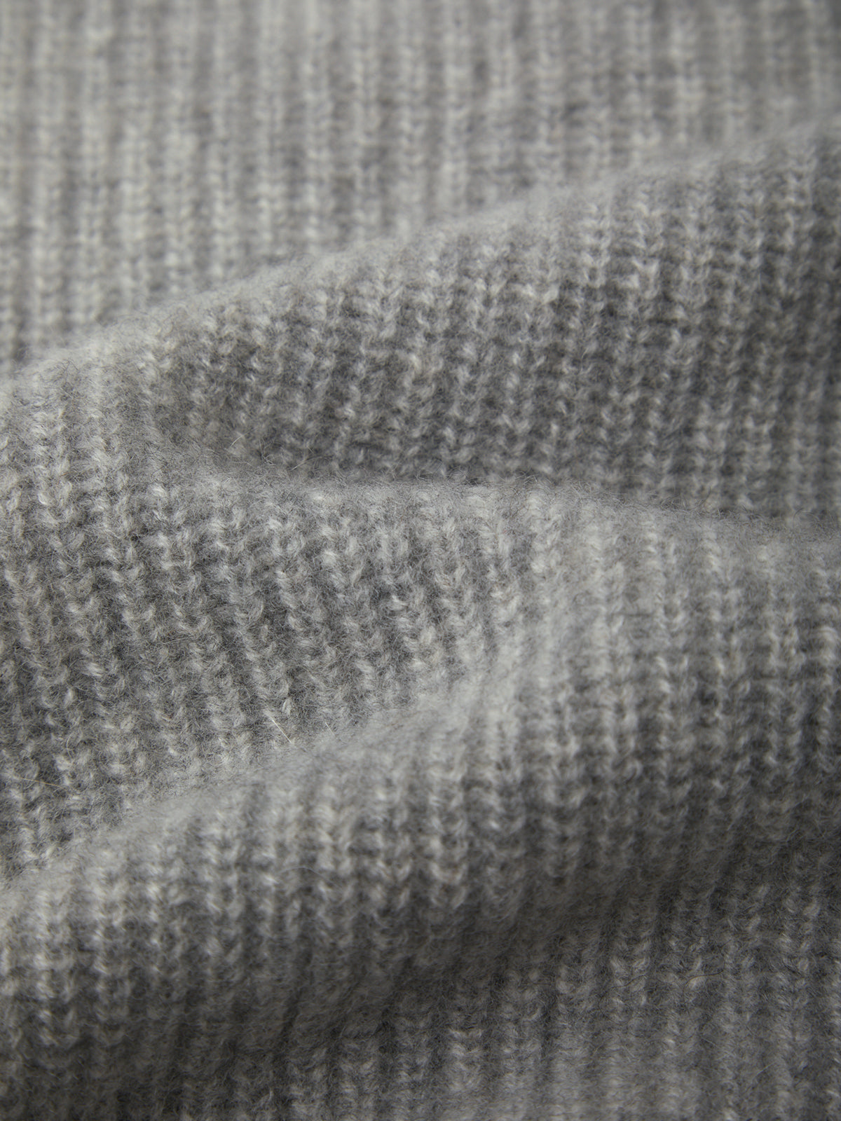 Close-up of textured gray fabric