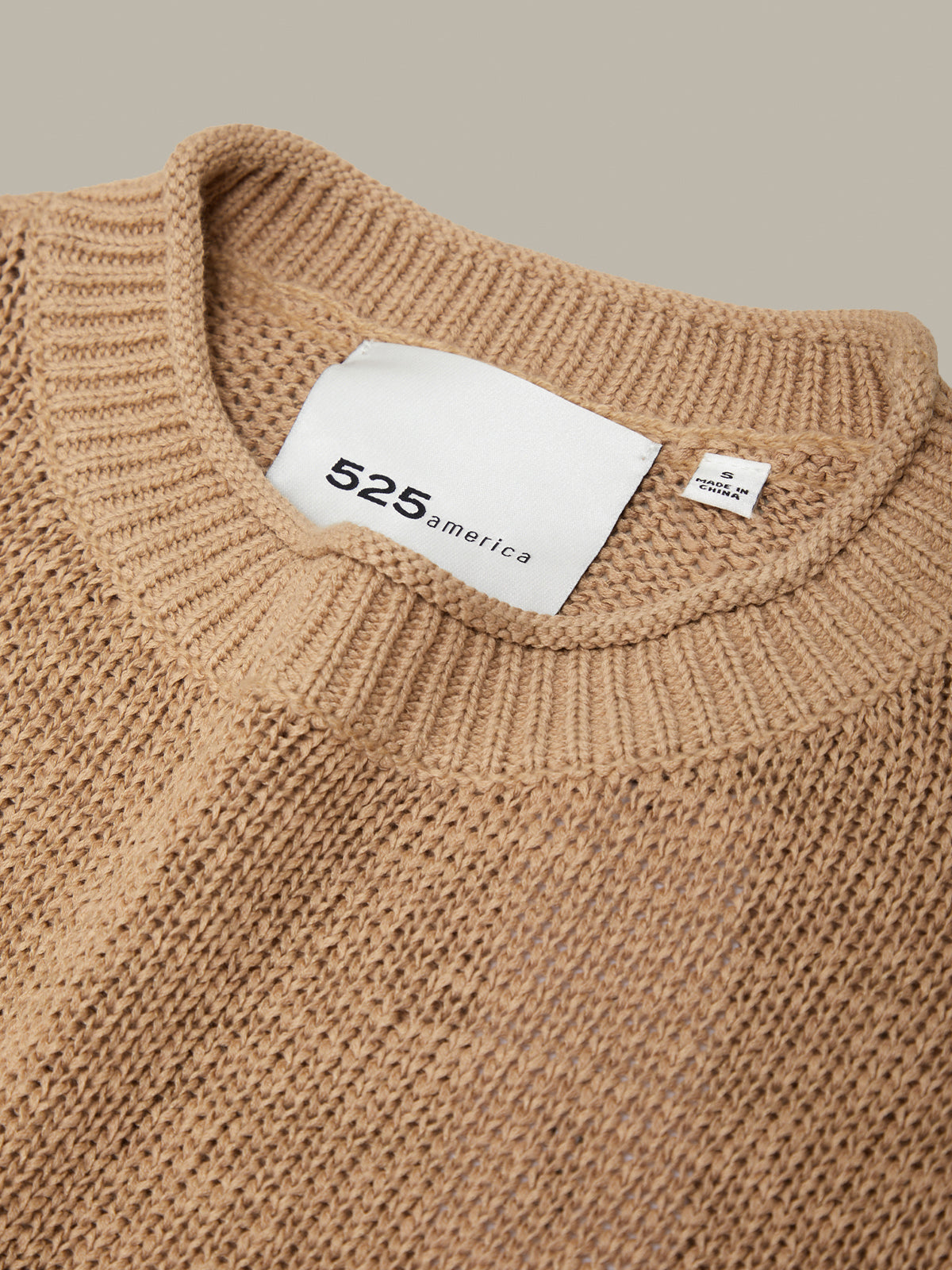 525 America Terri: Roll Edge Short Sleeve Sweater