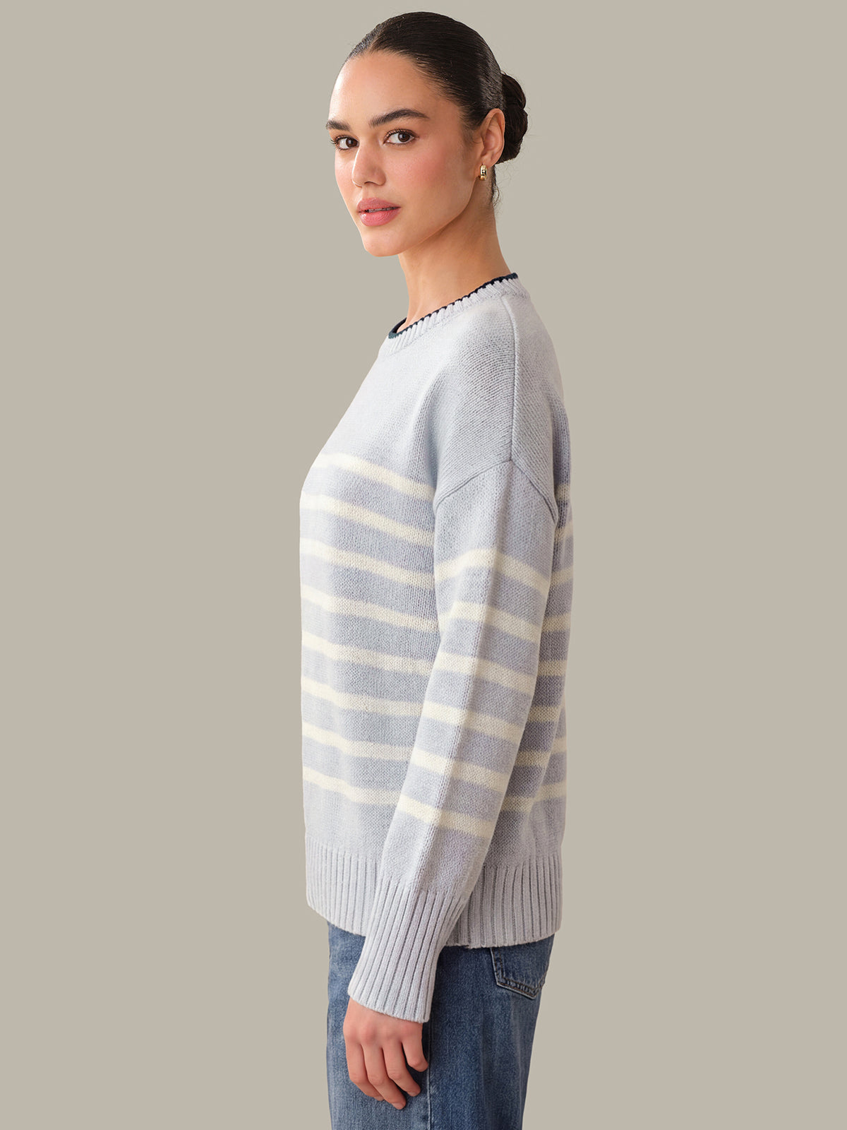 Sterling: Stripe Crewneck Sweater