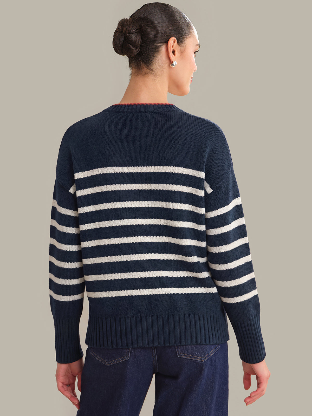 Sterling: Stripe Crewneck Sweater