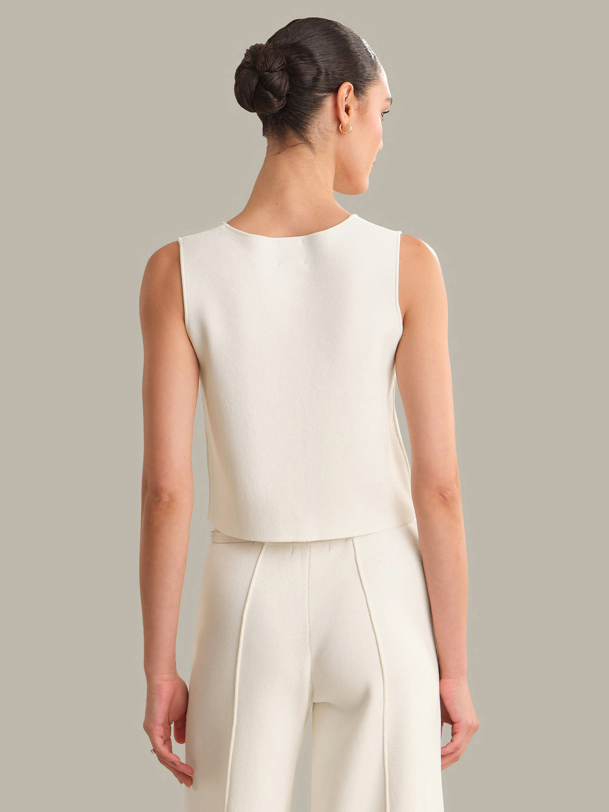 Francesca Button Front Vest