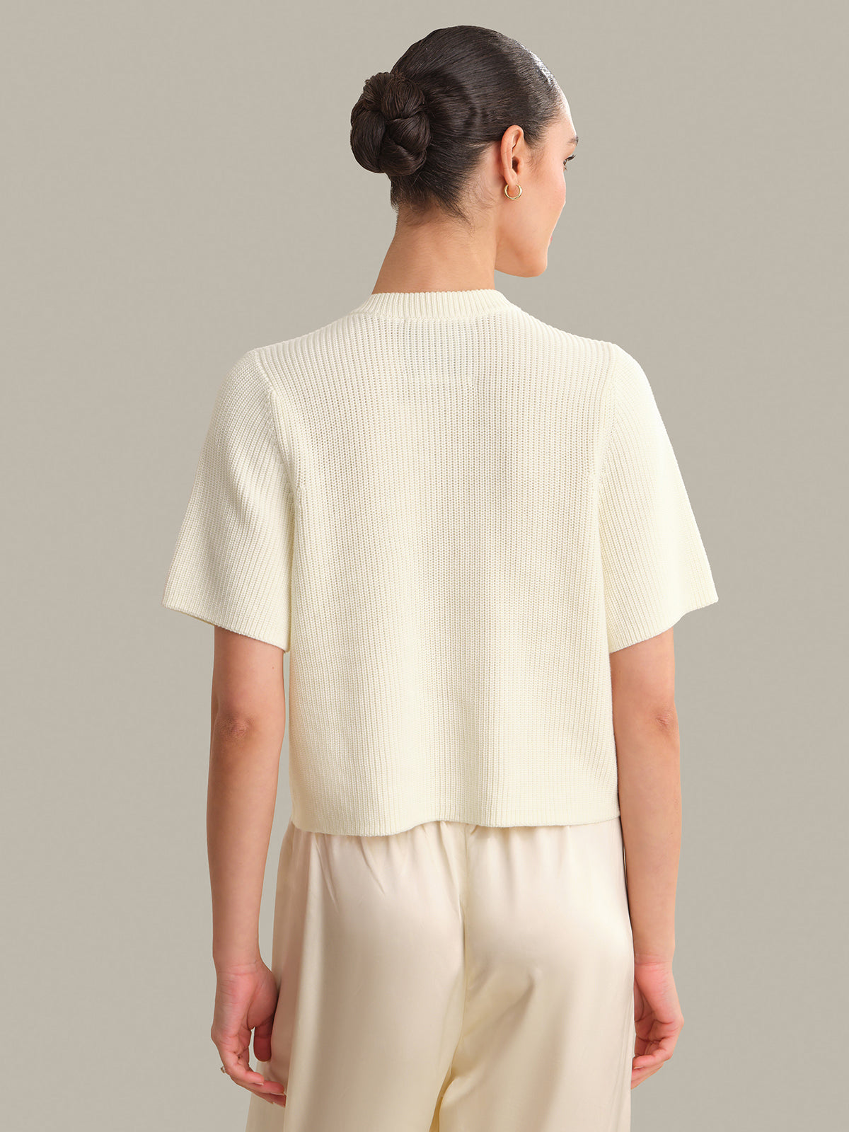Ginevra Short Sleeve Shaker Cardigan