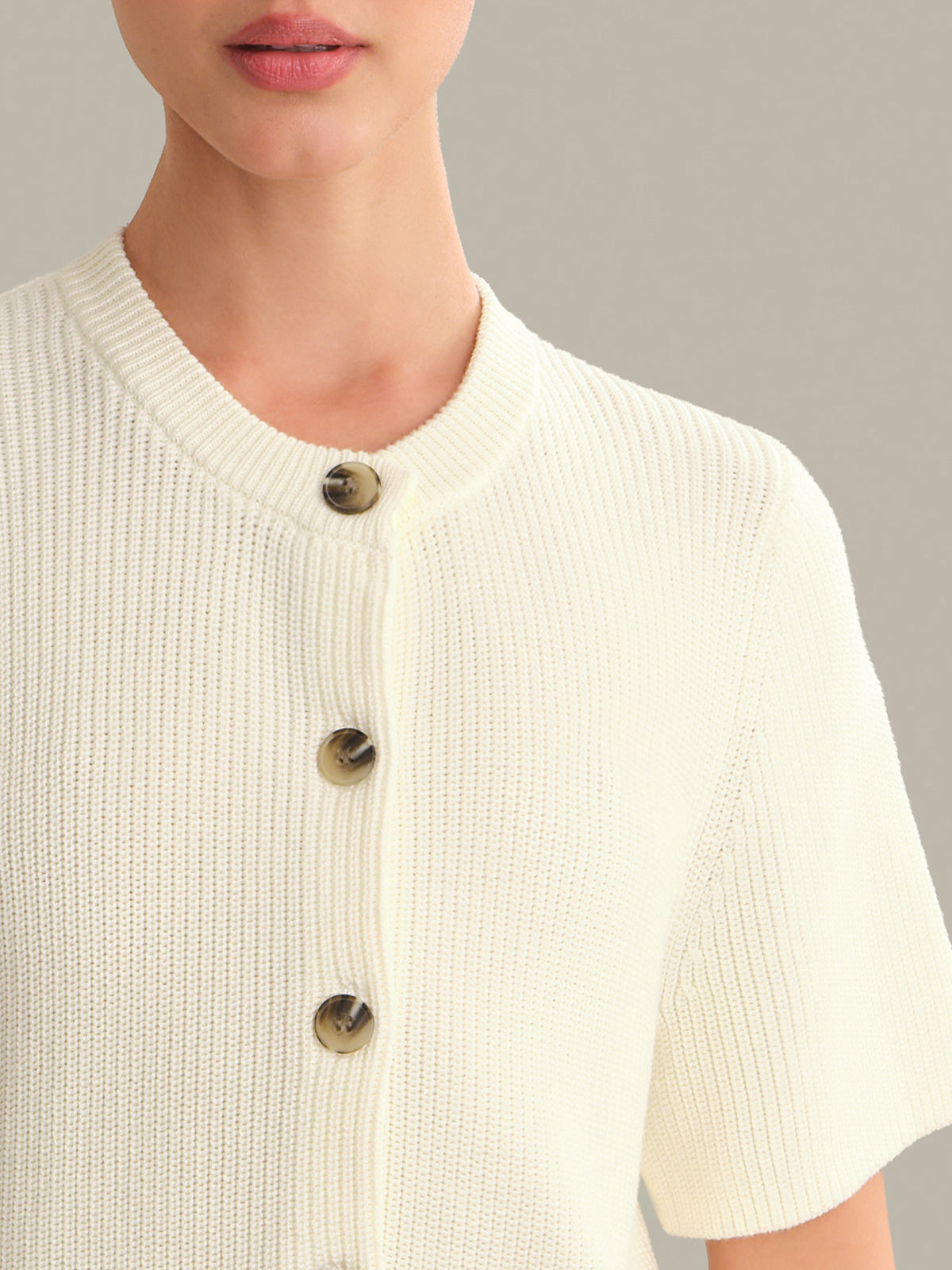 Ginevra Short Sleeve Shaker Cardigan
