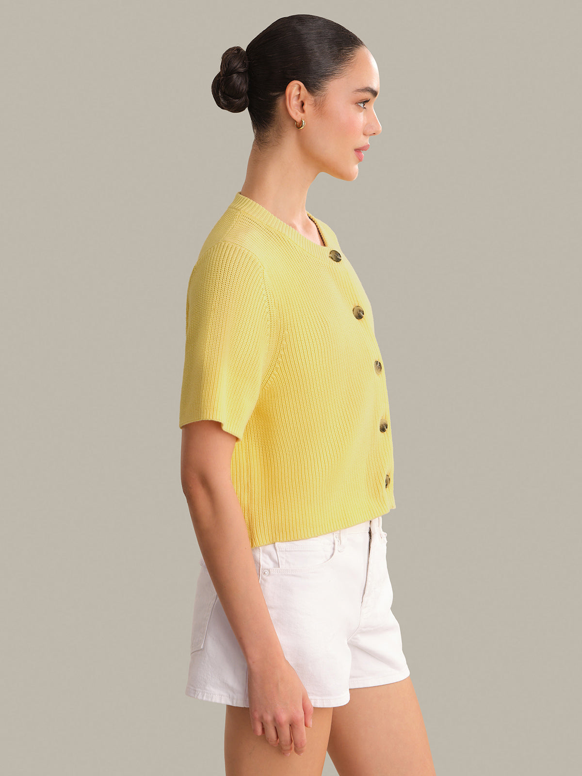 Ginevra Short Sleeve Shaker Cardigan