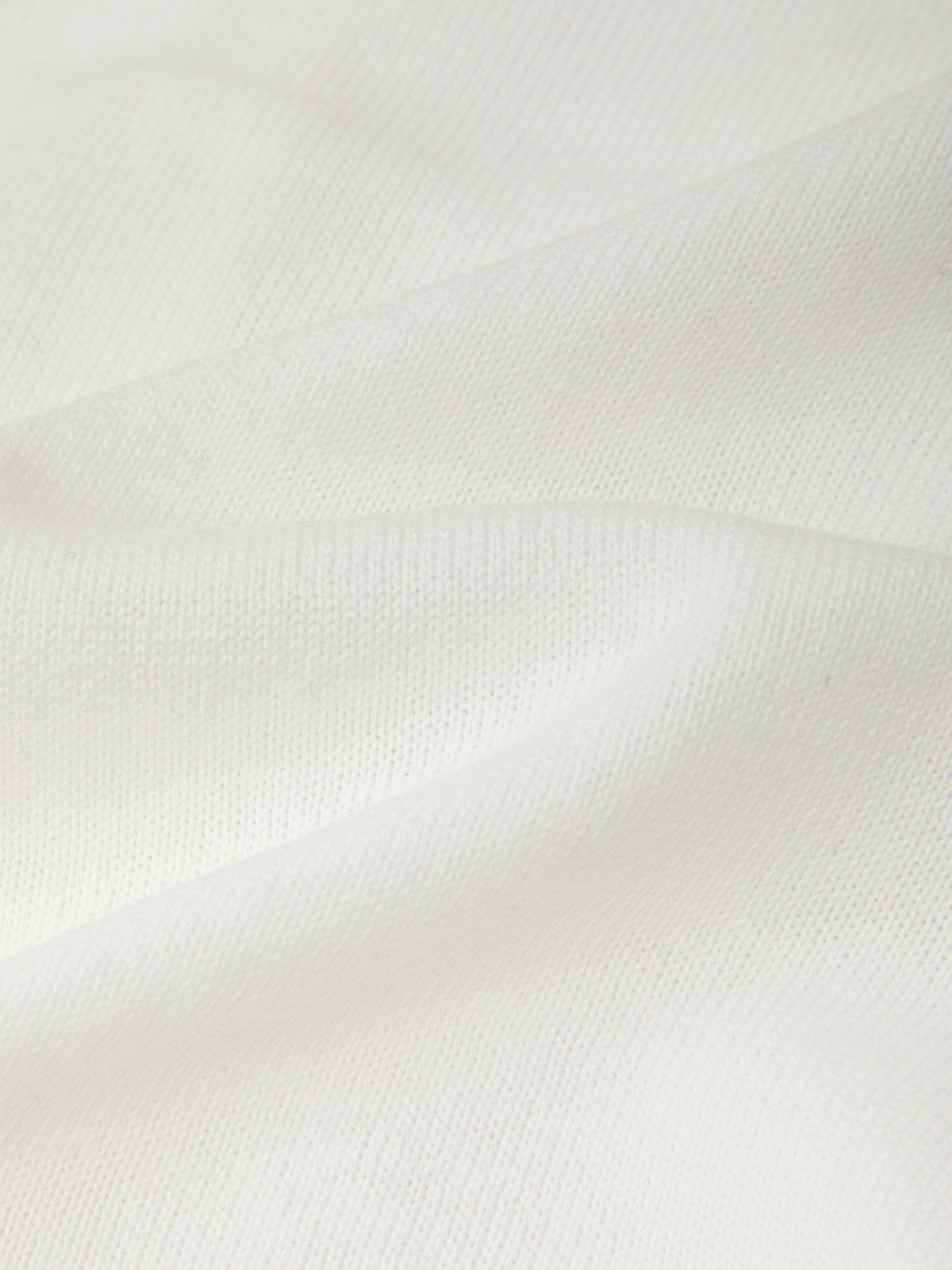 Close-up of a textured white fabric surface