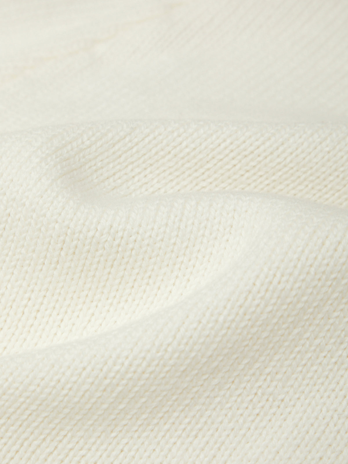 Close-up of a textured white fabric surface
