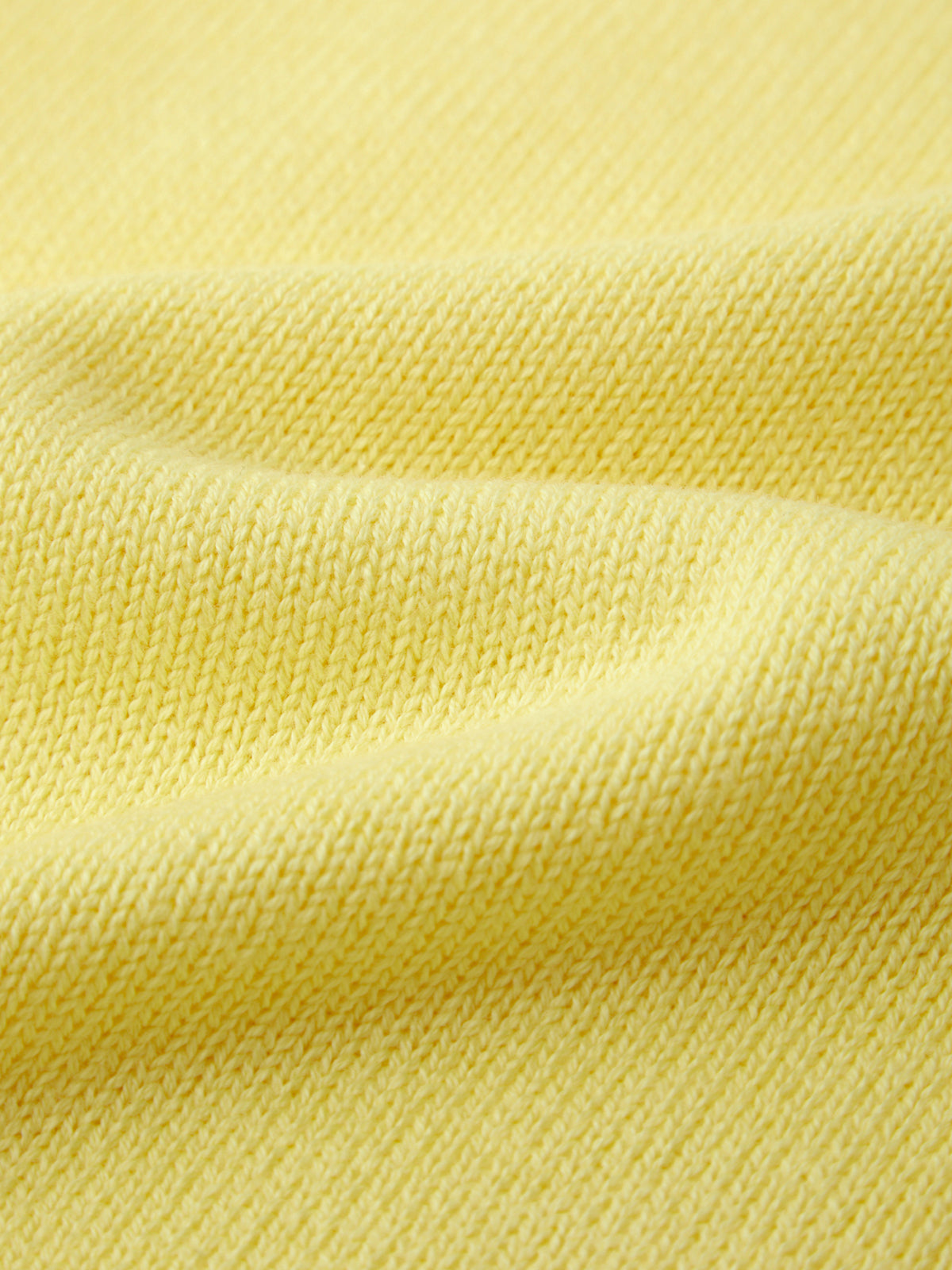Close-up of yellow fabric texture