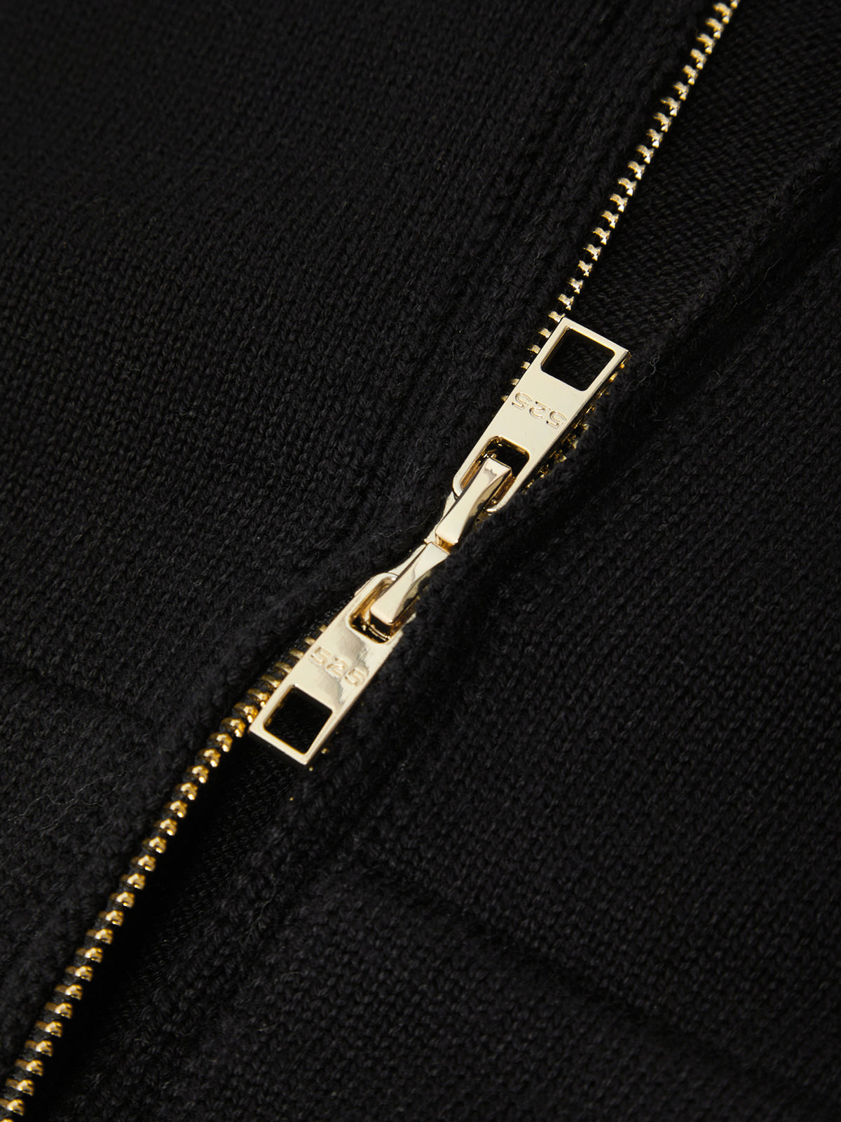 Lara: Zip Front Cotton Sweater Jacket