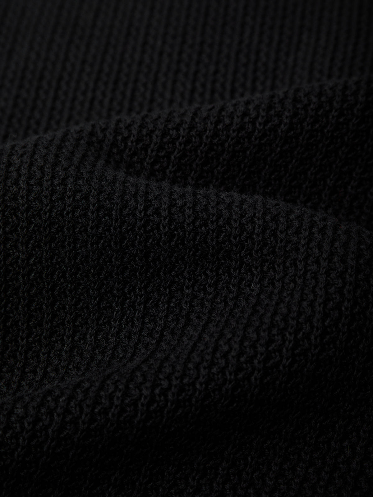 Close-up of black textured fabric