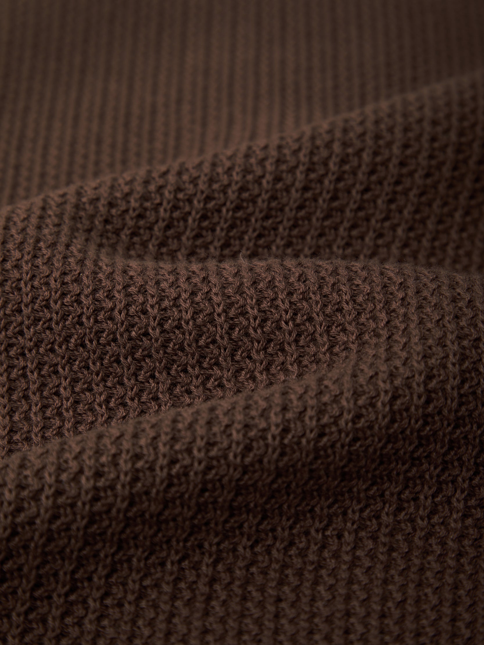 Close-up of brown textured fabric