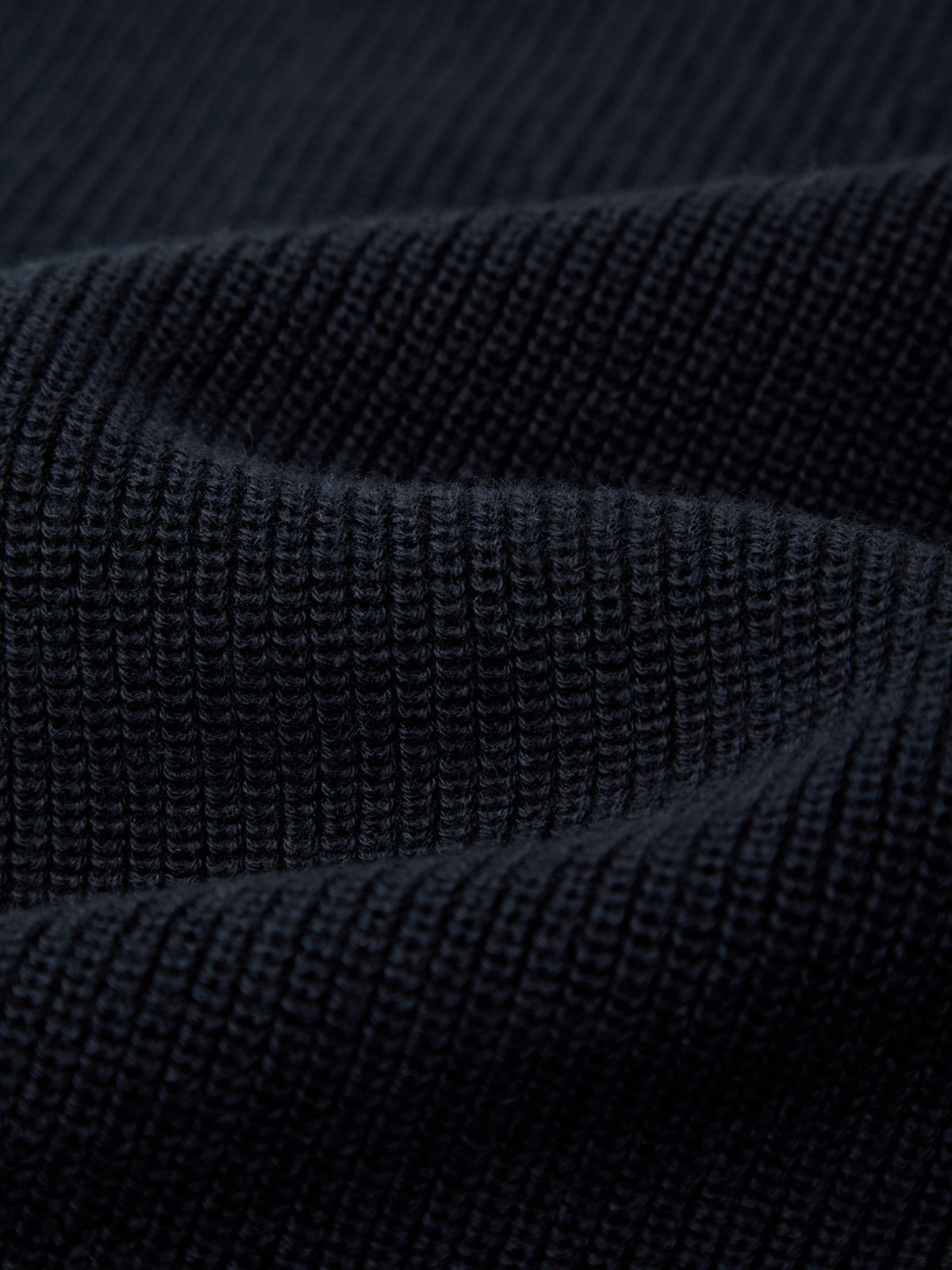 Close-up of dark blue textured fabric