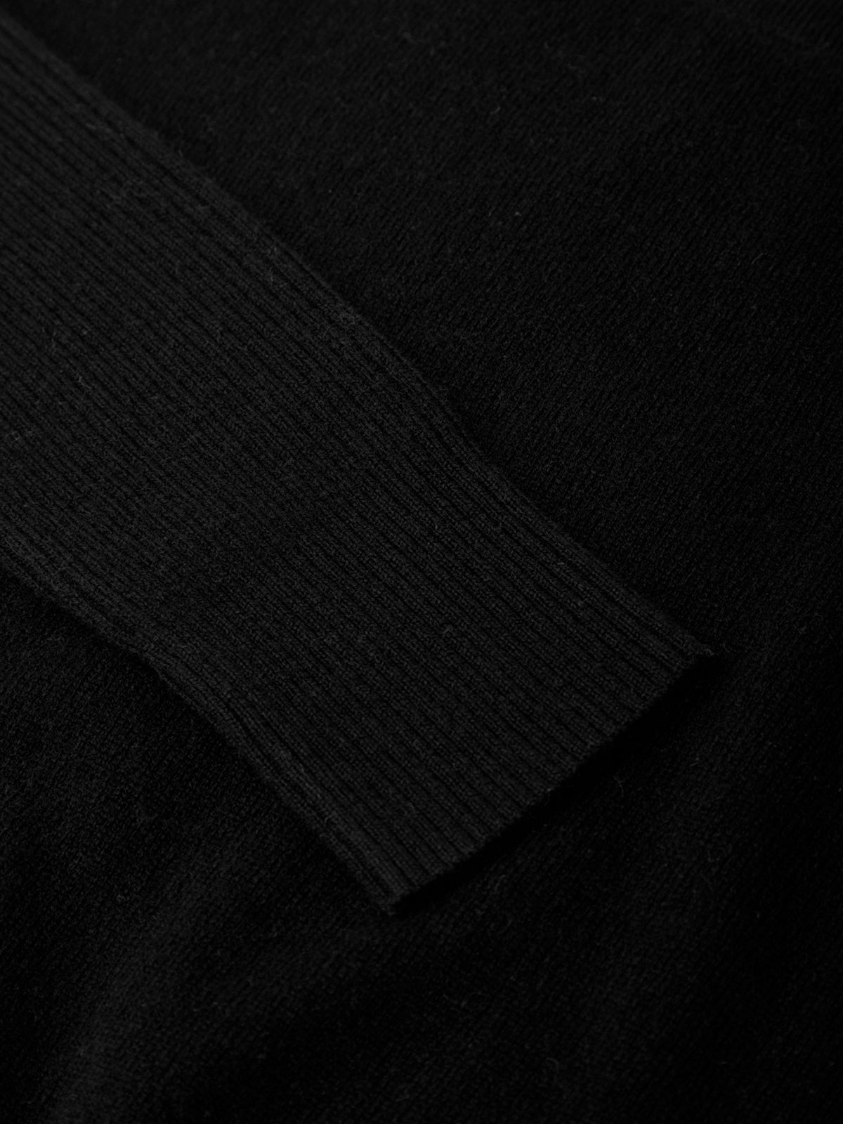 Close-up of black fabric texture