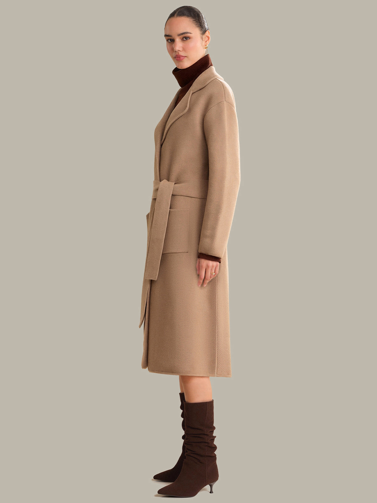 Madeline: Wool Cashmere Sweater Coat