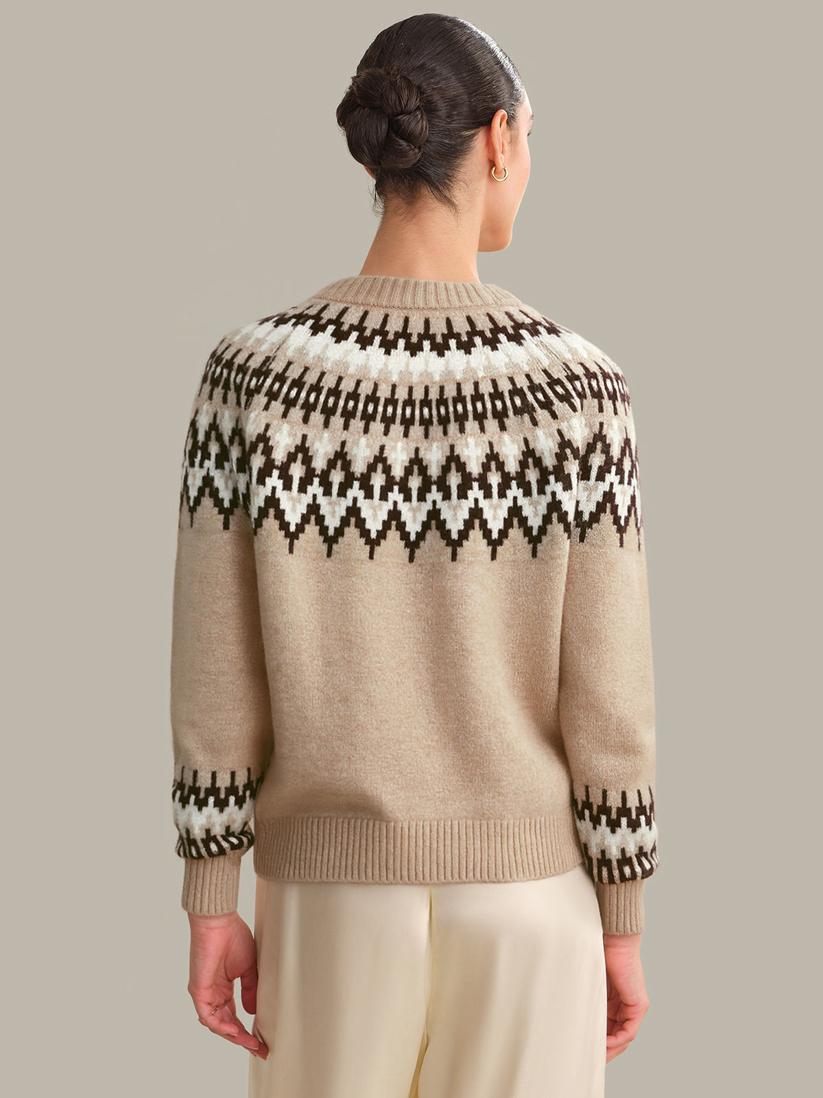 Anastasia: 100% Cashmere Fair Isle Sweater