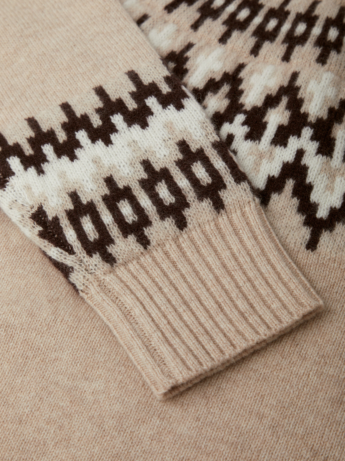 525 America Anastasia: 100% Cashmere Fair Isle Sweater