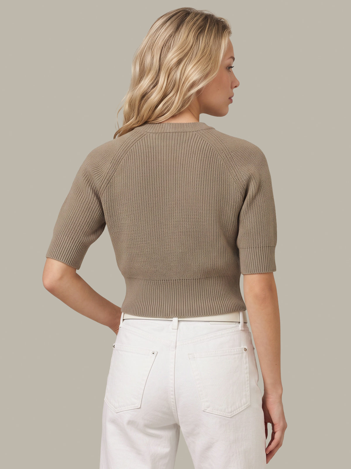 Cornelia Ngineered Rib Crew Pullover