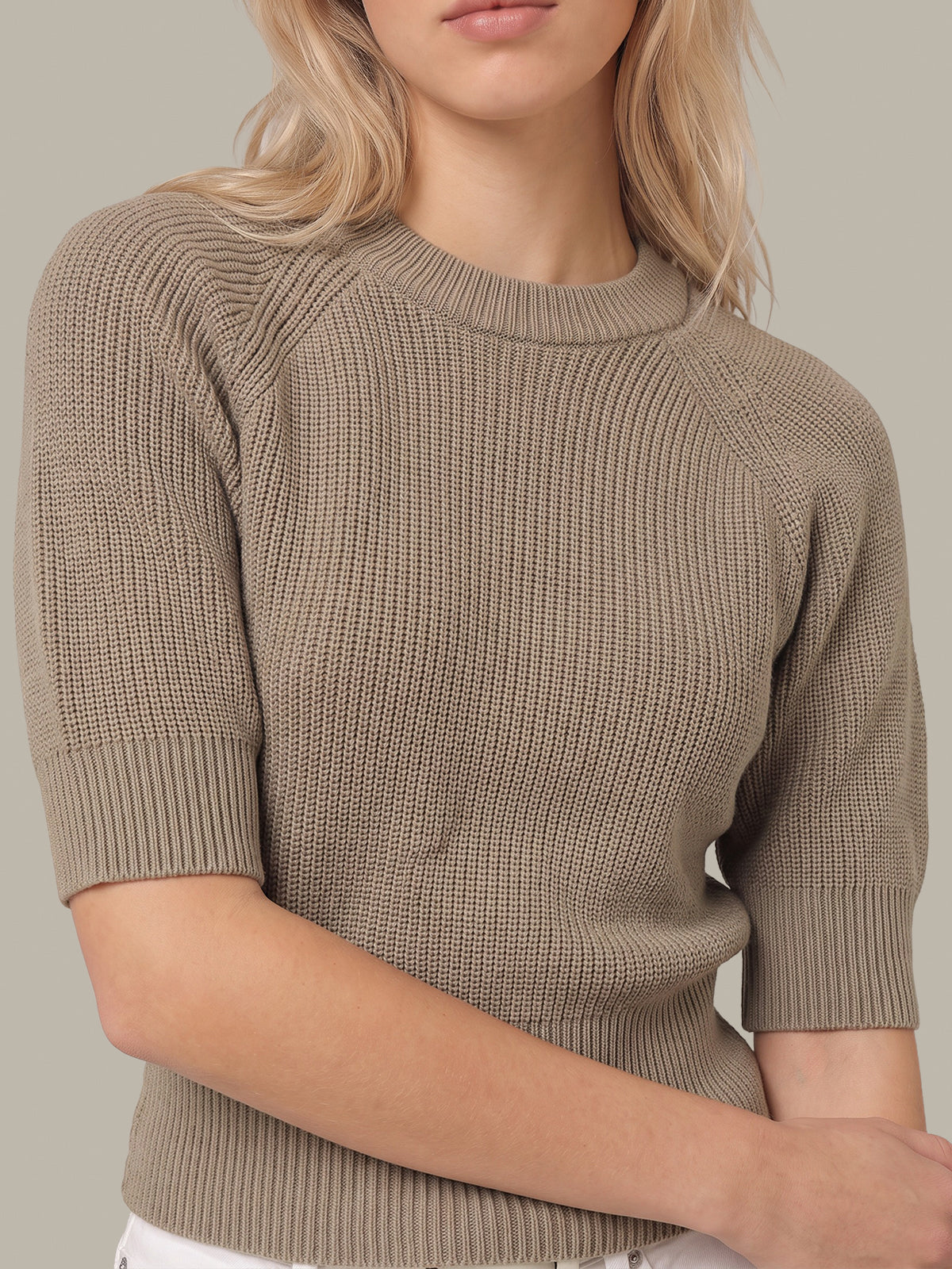 Cornelia Ngineered Rib Crew Pullover